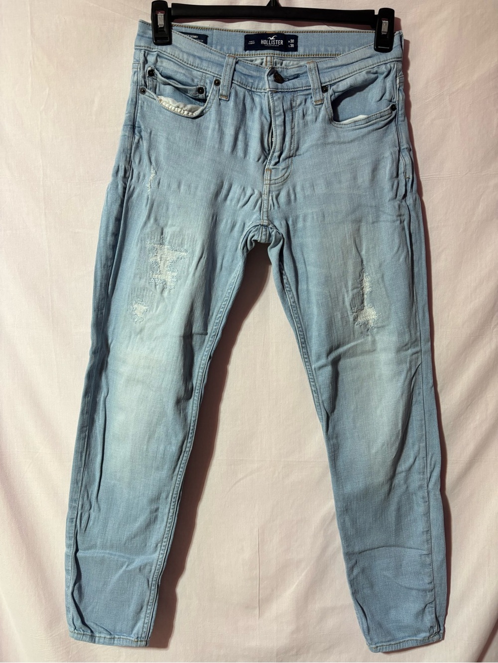Hollister Light Wash High-Rise Denim Jeans
